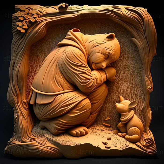 3D model Winnie the Pooh (STL)